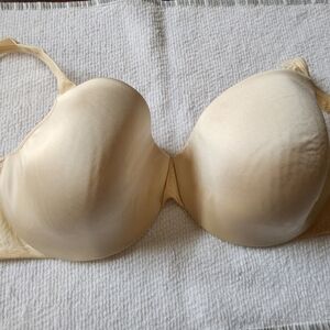 Bali Women's Cream Full-Coverage Bra